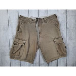 MEN'S Gander Mountain GUIDE SERIES CARGO SHORT Size 34 x11 KHAKI